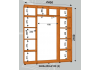  Шкафы купе стандарт, мм: Шир.-2400, глуб.-450, высота-2100 (№2)