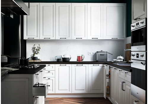 !!! КРАШЕННЫЕ ФАСАДЫ Модульная кухня Ницца Royal (Бланко)