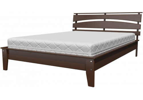 Кровать Камелия 4 (орех)+основание ортопедическое