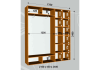  Шкафы купе стандарт, мм: Шир.-2100, глуб.-450, высота-2400