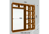  Шкафы купе стандарт, мм: Шир.-1900, глуб.-450, высота-2400