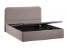 Кровать с ПМ «Тиффани» Тип 1 с заглушиной Велюр Мокко темный