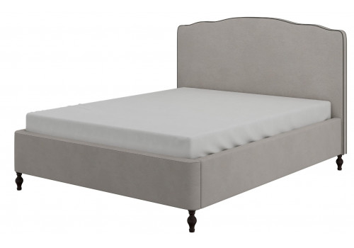  Кровать Лорето 1600х2000 Серый Шёлк С металлокаркасом